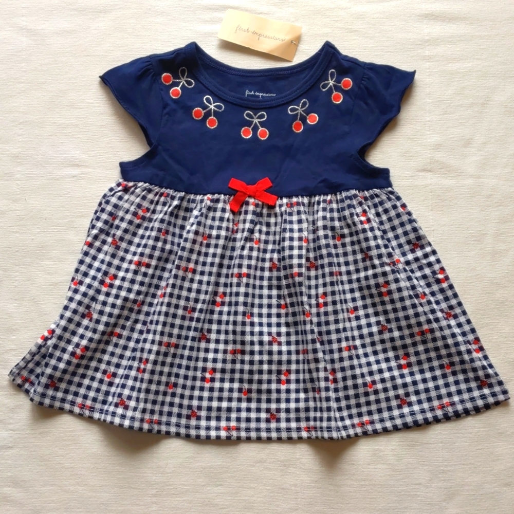 NWT FIRST IMPRESSIONS GIRL'S SHIRT DRESS 3T